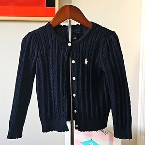 Polo girl's cardigan